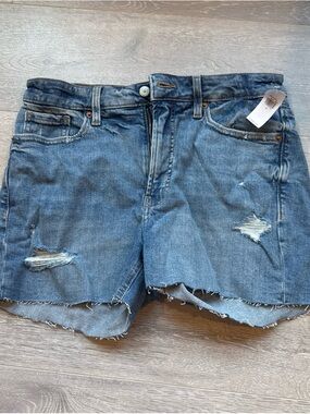 Old Navy Distressed Denim Cutoff Shorts - Blue
